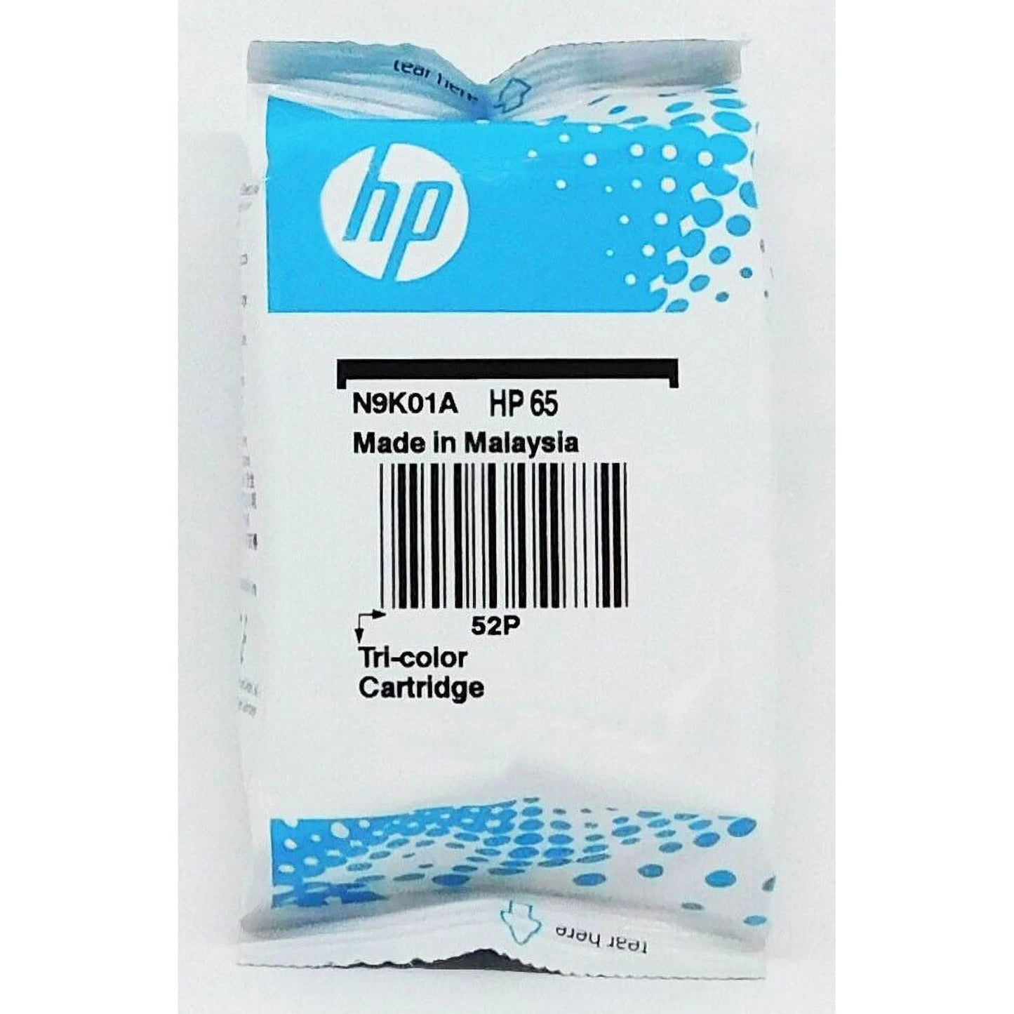 HP 65 Tri-color Ink Cartridge | Works with HP HP ENVY 5000 Series | Eligible for Instant Ink | N9K01AN