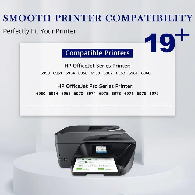 902 902XL 902XL Ink Cartridges Replacement 6960 6962 6968 6954 6958 6950 6951 6970 Printers (Black Cyan Magenta Yellow, 4 Pack)