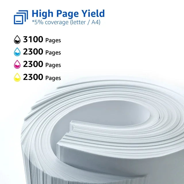 054 054H Toner Cartridges Replacement for MF643Cdw MF645Cx LBP621Cw (Black, Cyan, Magenta, Yellow, 4-Pack)