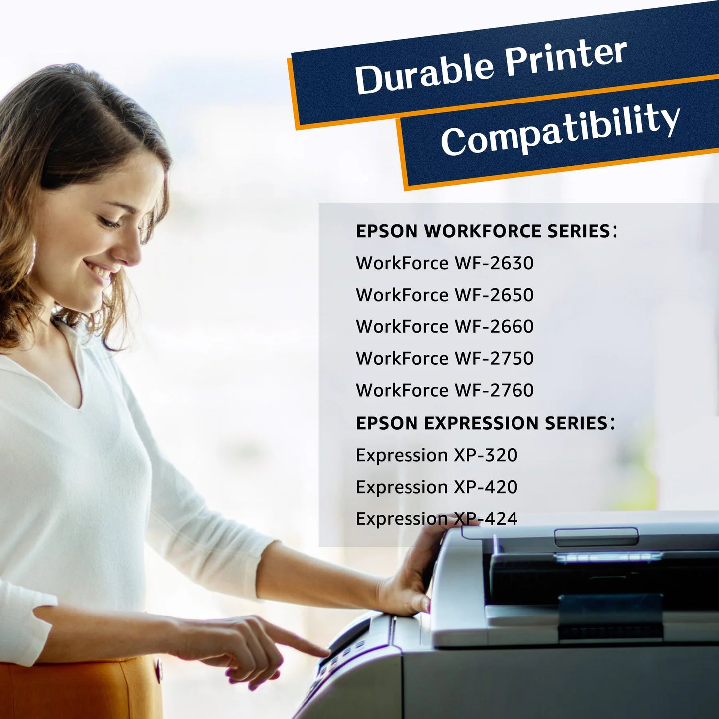 220XL 220XL T220XL for Epson 220 XL High 2750 WF-2650 WF-2630 XP-420 XP-320 XP-424 WF-2660(5 Pack)