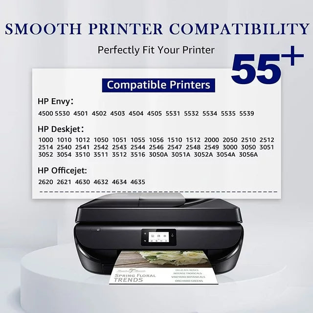 Mooho 61 Ink 61XL Ink Cartridges Replacement for HP Printer Ink, 3 Packs
