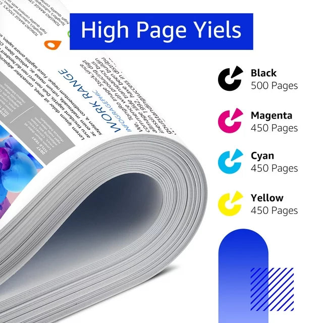 200XL Ink Cartridges Replacement for Epson XP-300 XP-310 XP-400 XP-410 (2B/1C/1M/1Y)