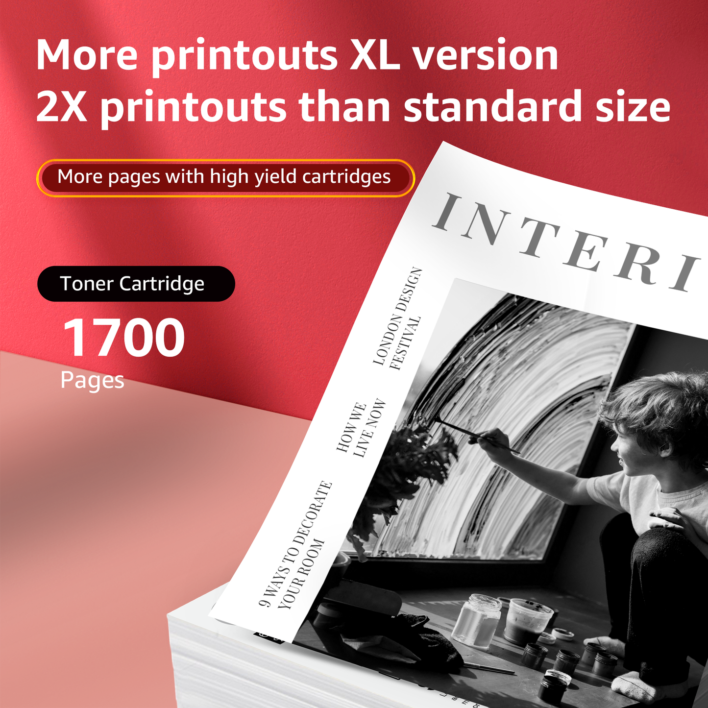 051 Toner for Canon 051 Toner Cartridge for Canon Printer (Black, 1 Pack)