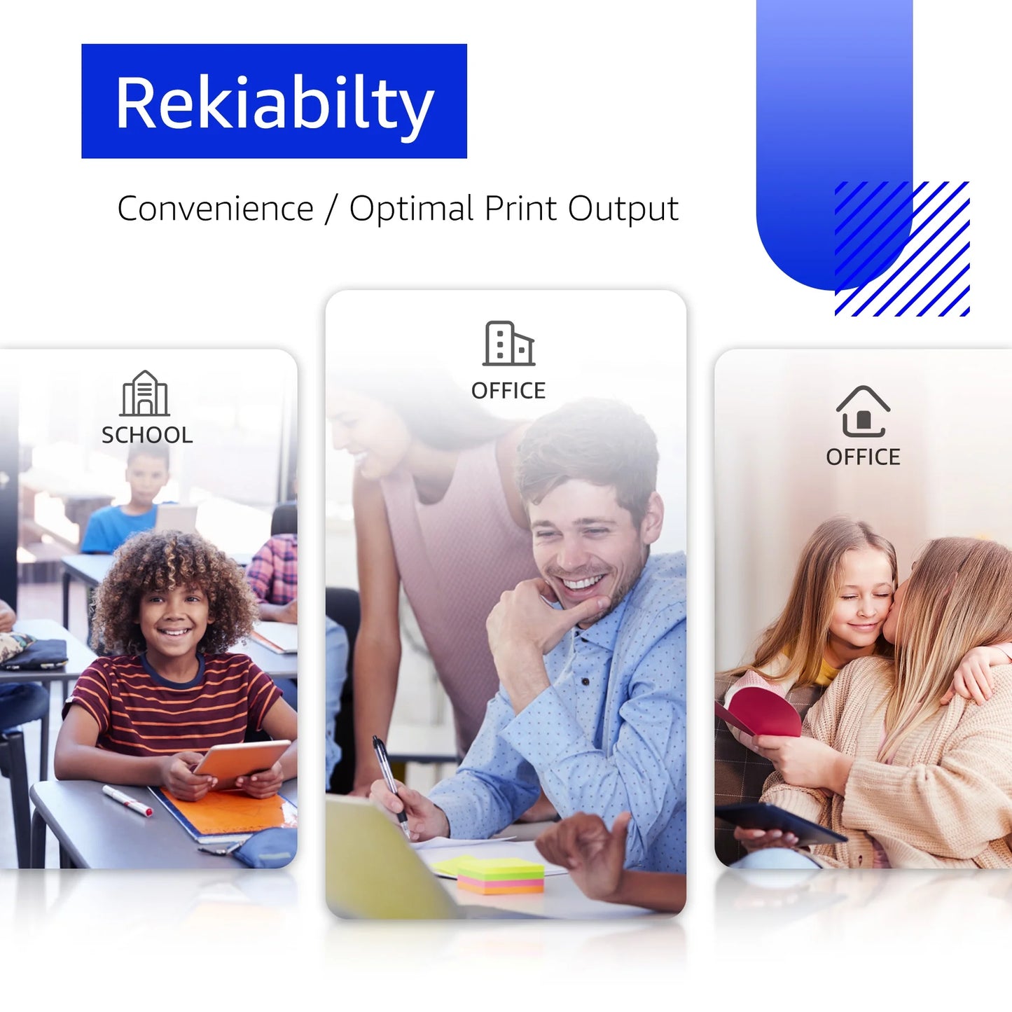 410XL Ink Cartridges Compatible for Epson 410 Ink Cartridges Work with Epson XP-7100 XP-830 XP-640 XP-635 XP-630 XP-530 Printer (5-Pack)