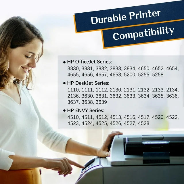 Colorking 63XL Ink Replacement for HP Ink 63 OfficeJet 3830 3833 4650 4652 4655 5255 5258 Printer (1 Pack)