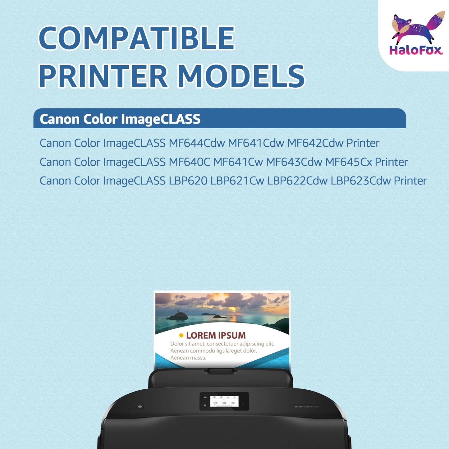 054H Toner Cartridge for Canon 054 054H for Color mageCLASS MF644Cdw MF640C Printer,Black Cyan Magenta Yellow,4 Pack