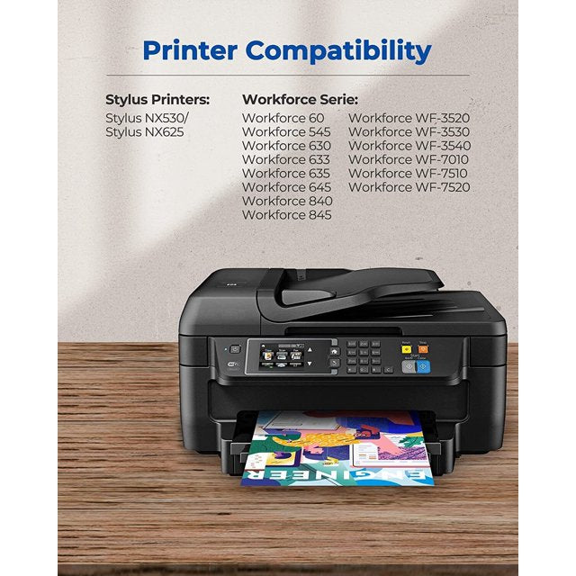 126XL Ink Remanufactured for EPSON (1 Black,1 Cyan,1 Magenta,1 Yellow)