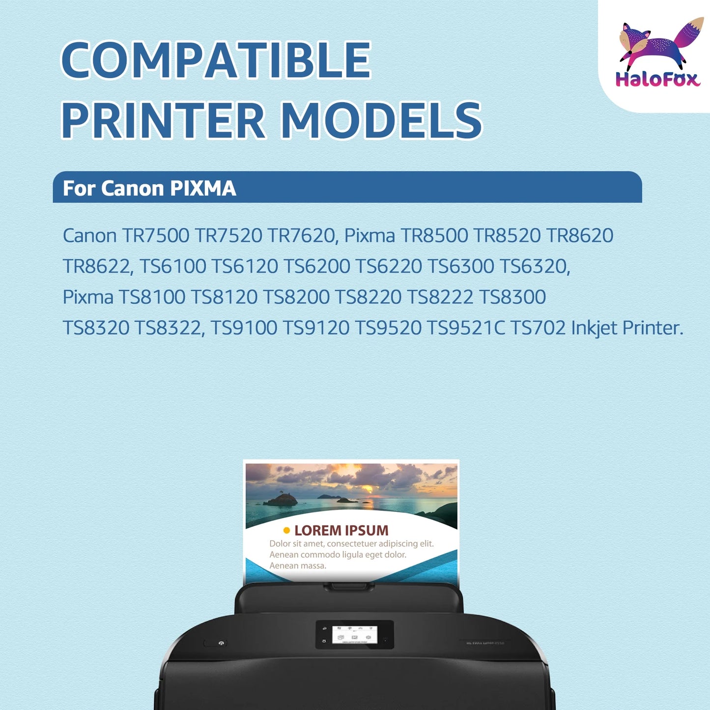 280XXL 280 XXL Ink Cartridges for Canon Ink 280 TS6120 TS6220 TS8120 TS8220 TS9120 TS9520 TS9521C Printers (5 Black)