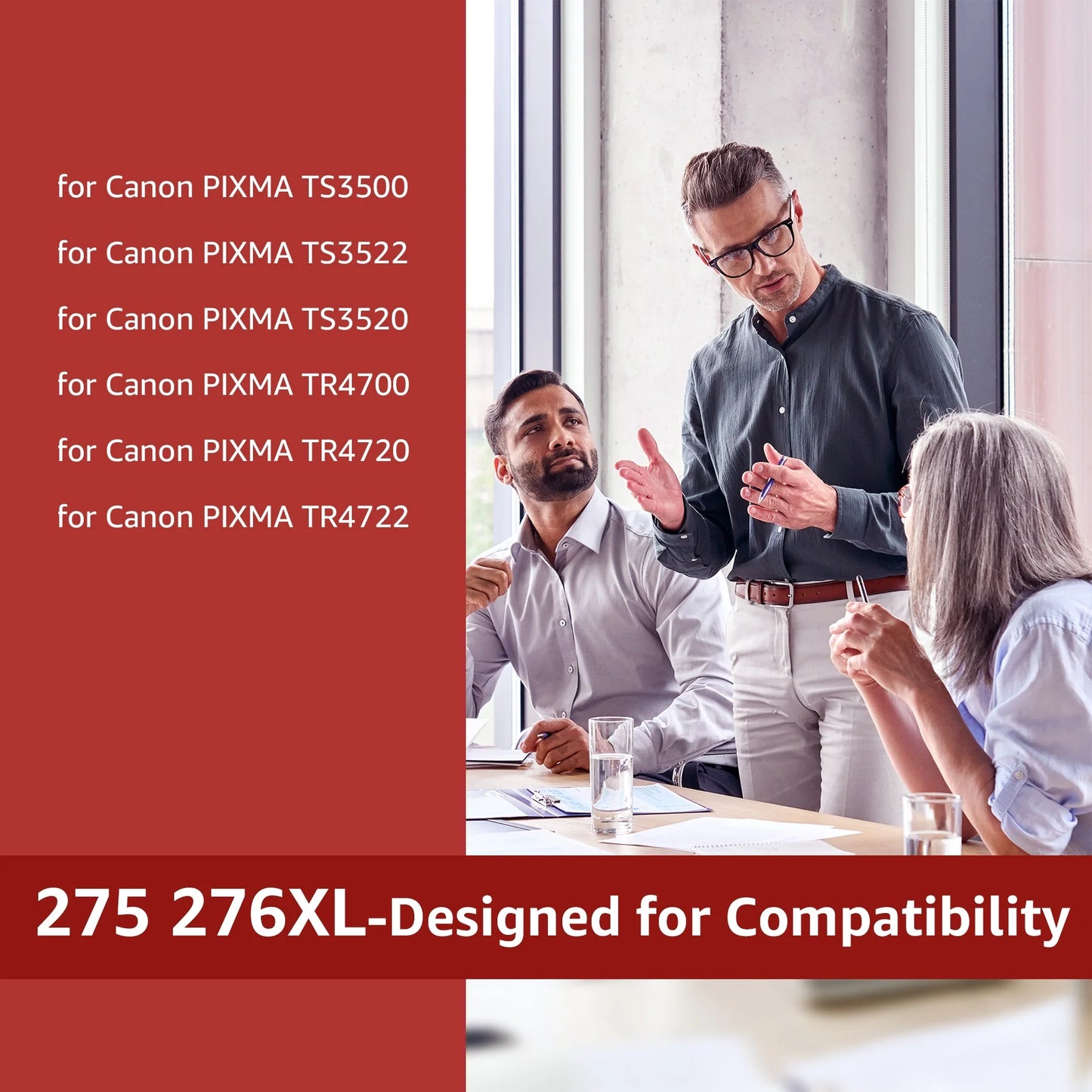 275 Ink Compatible for Canon Ink 275 and 276 PIXMA TS3722 TS3522 TR4722 pg 275 black ink cartridge
