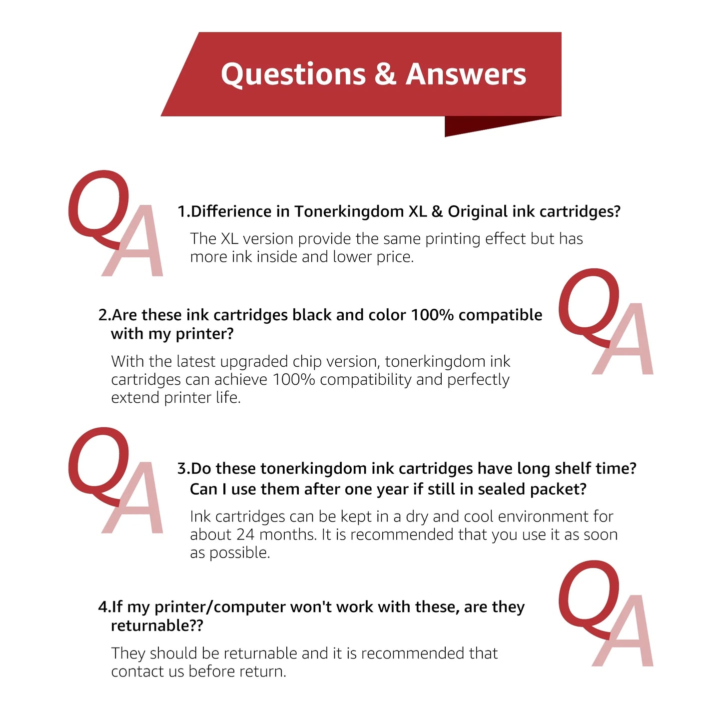 210XL Ink Cartridges for Canon 210XL Black Ink to Use with PIXMA MP230 MP240 MP250 MP260 MP270 MP490 MP495 MX320 MX350 IP2700 IP2702 (2-Pack)