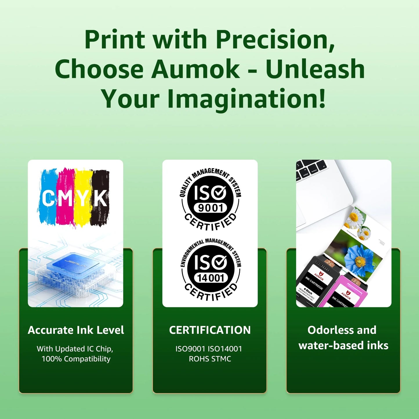 High Yield 61XL 61 Ink Cartridges Replacement for HP 61XL 61 XL Combo Pack for HP Envy 4500 5530 5534 5535 Deskjet 1000 1056 1010 1510 1512 2540 3050 3050A Officejet 2620 Printer (2 Black 1 Tri-color)