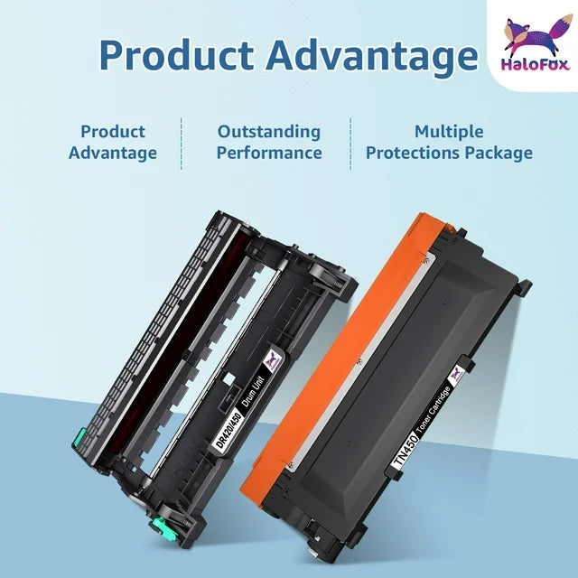 TN450 Toner Cartridges Replacement for Brother Black High Yield HL-2240 2270dw HL-2280DW (Black, 4-Pack)