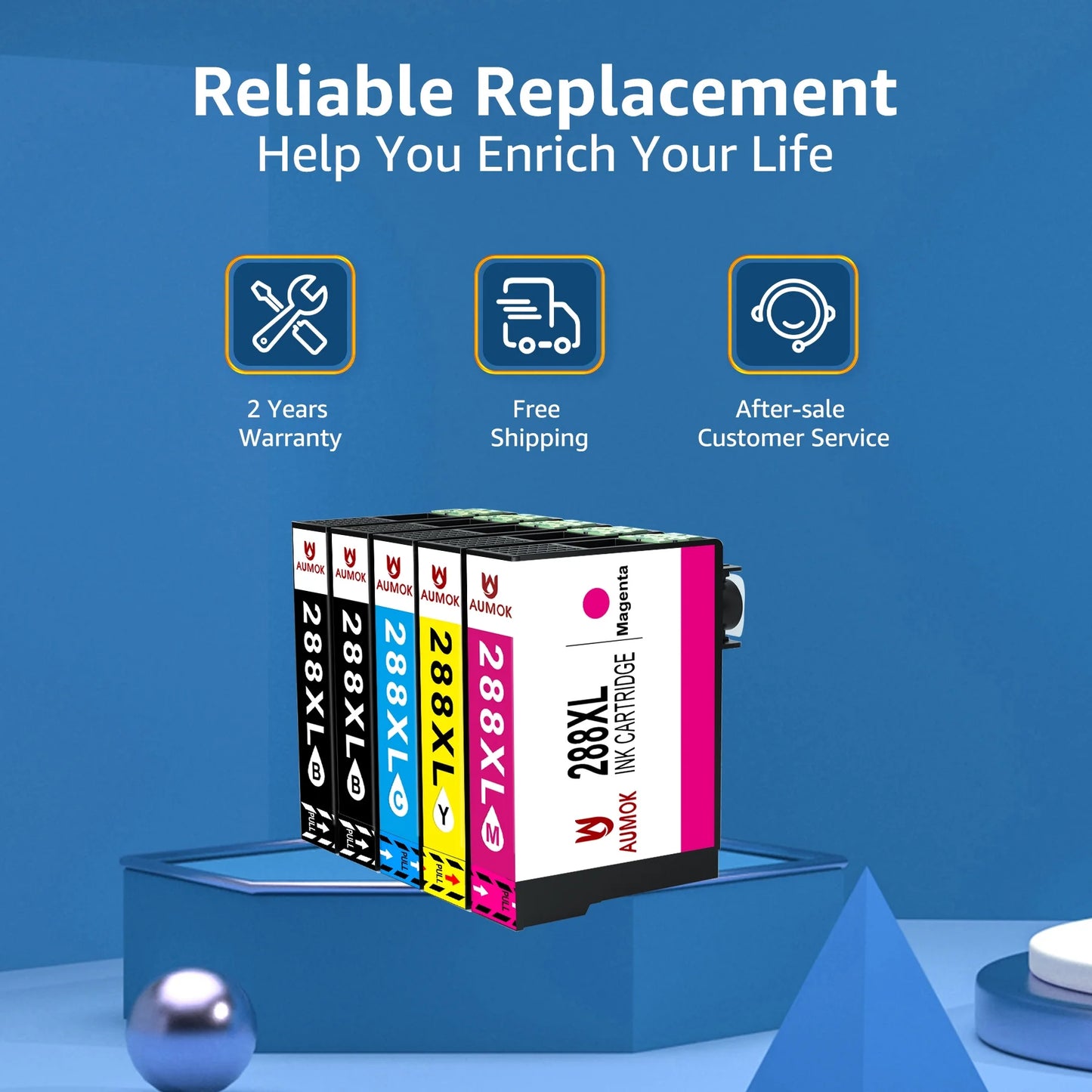 288XL Ink Cartridges Compatible 288 Ink Cartridges XP-440 XP-330 XP-340 XP-430 XP-446 XP-434
