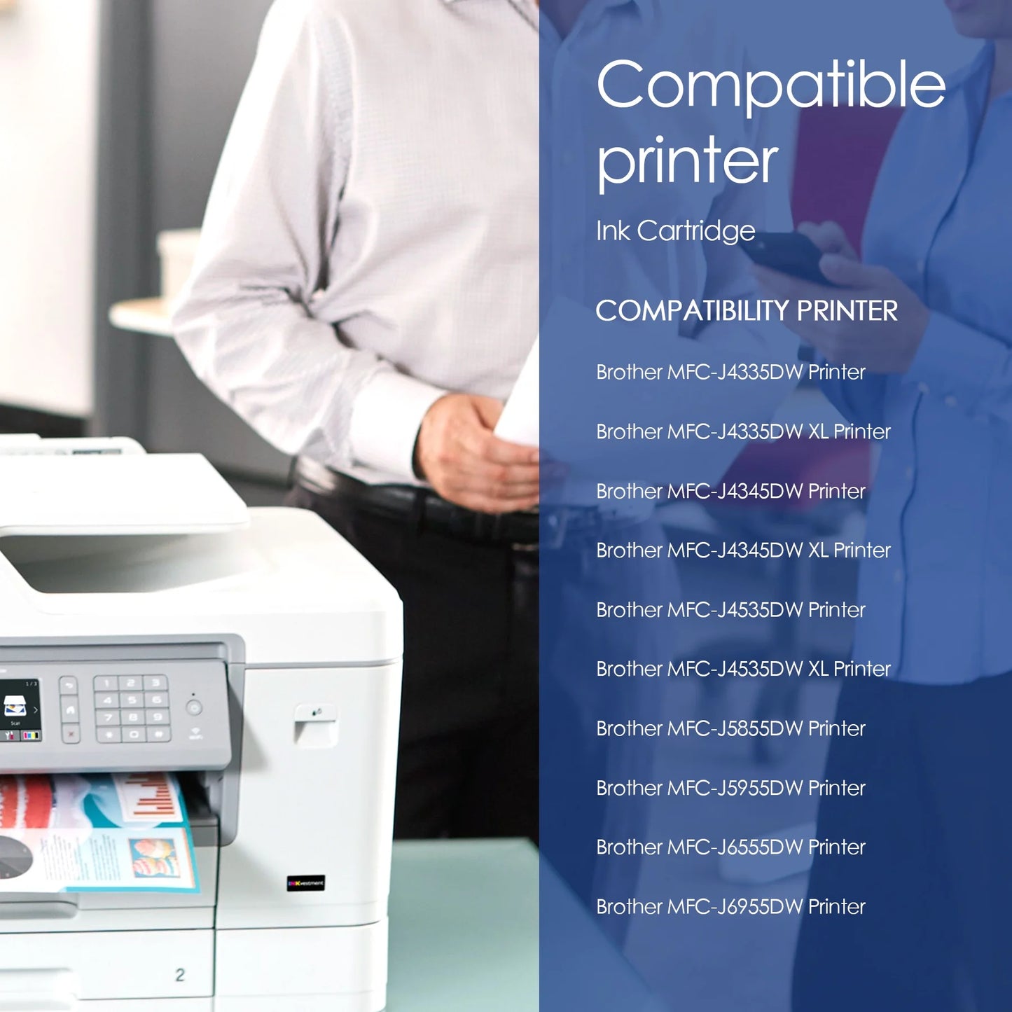 LC406 Black Ink Cartridges Compatible for Brother LC406 for Brother MFC-J4335DW MFC-J4535DW MFC-J4335DW MFC-J5855DW MFC-J6555DW MFC-J6955DW Printer, 3 Black