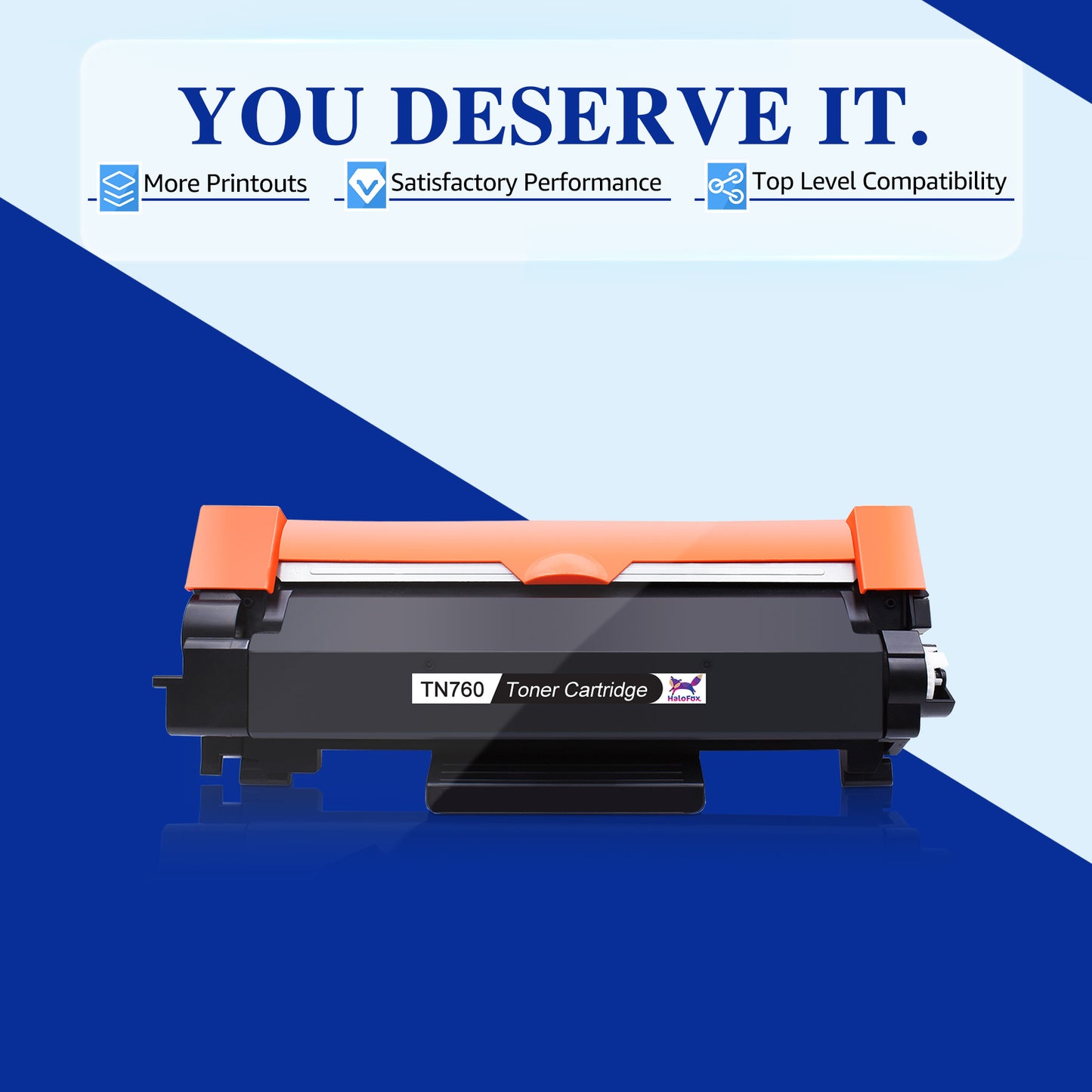 TN760 Toner Cartridge Replacement (2 Black)