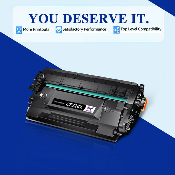 26A 26X Toner Cartridge Replacement for HP(Black, 1-Pack)