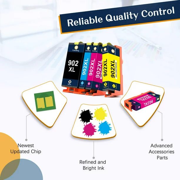 ColorKing 902XL Printer Ink Replacement for HP