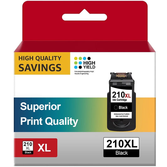 210XL Black Ink Cartridge Replacement for Canon Ink 210 for PIXMA MP230 MP240 MP250 MP260 MP270 MP490 MP495 MX320 MX350 IP2700 IP2702(1 Pack)
