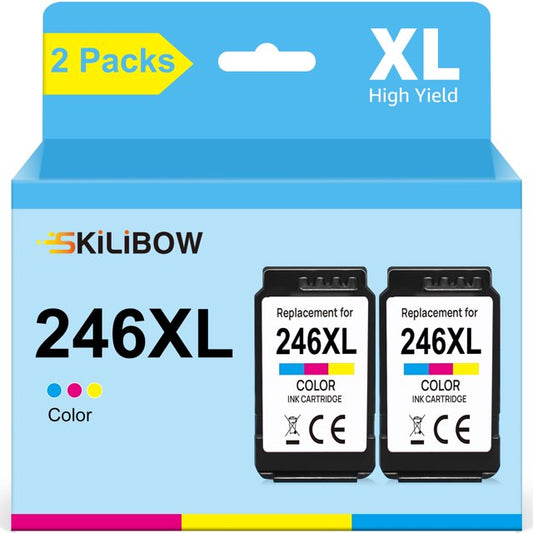 246XL Ink Cartridge for Canon Ink 245 and 246(2 Tri-Color)
