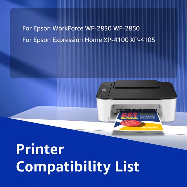 212XL Ink Cartridges for Epson 212 Ink T212 Use for WorkForce WF-2830 WF-2850 Expression XP-4100 XP-4105 (5 Combo Pack)