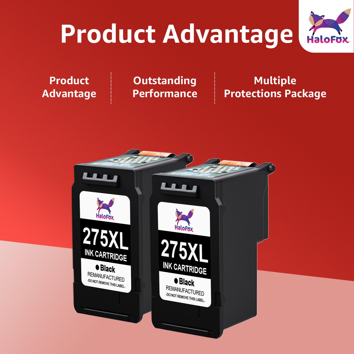 PG 275 Black Ink Cartridge Compatible for Canon 275 Black Ink for PIXMA TS3722 TS3522 TR4722 TS3500