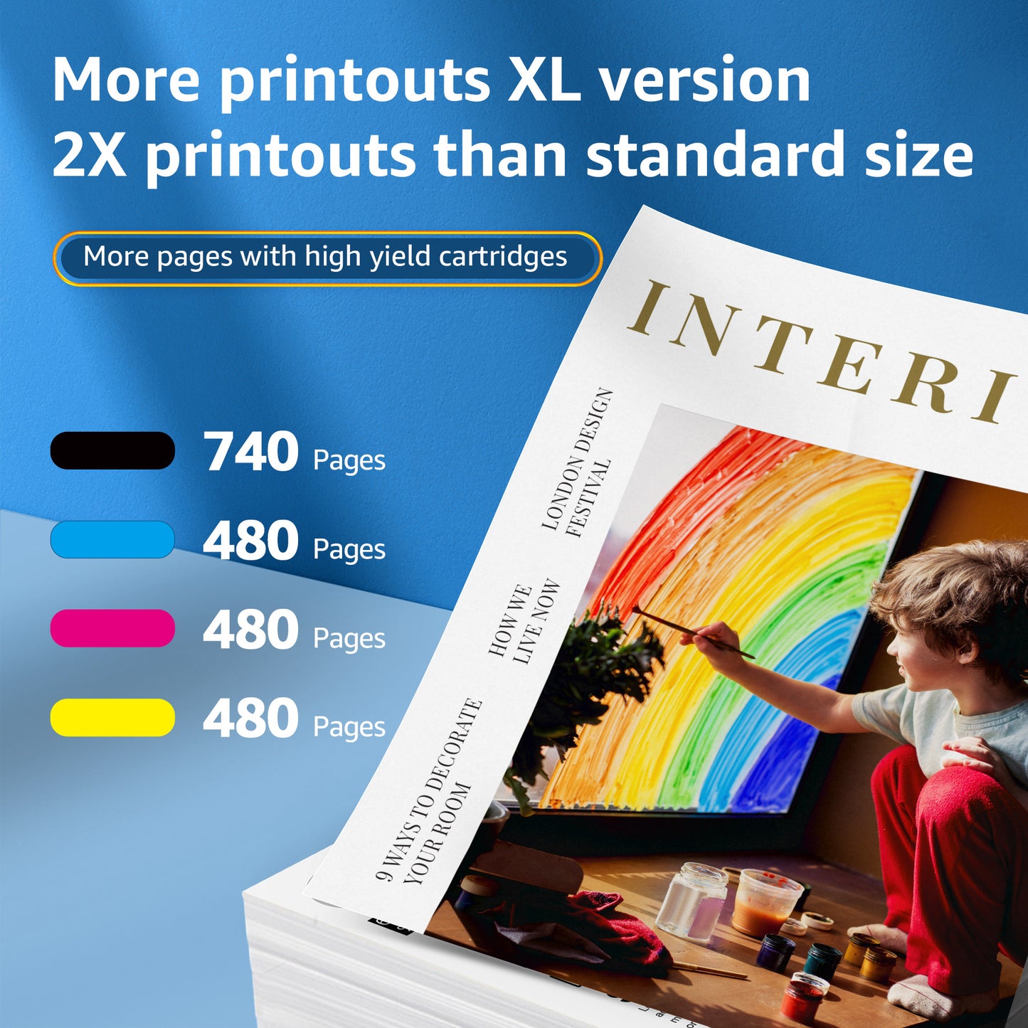 126XL T126 126 Ink Cartridge Compatible for Epson 126 ink cartridges for printers Workforce 520 545