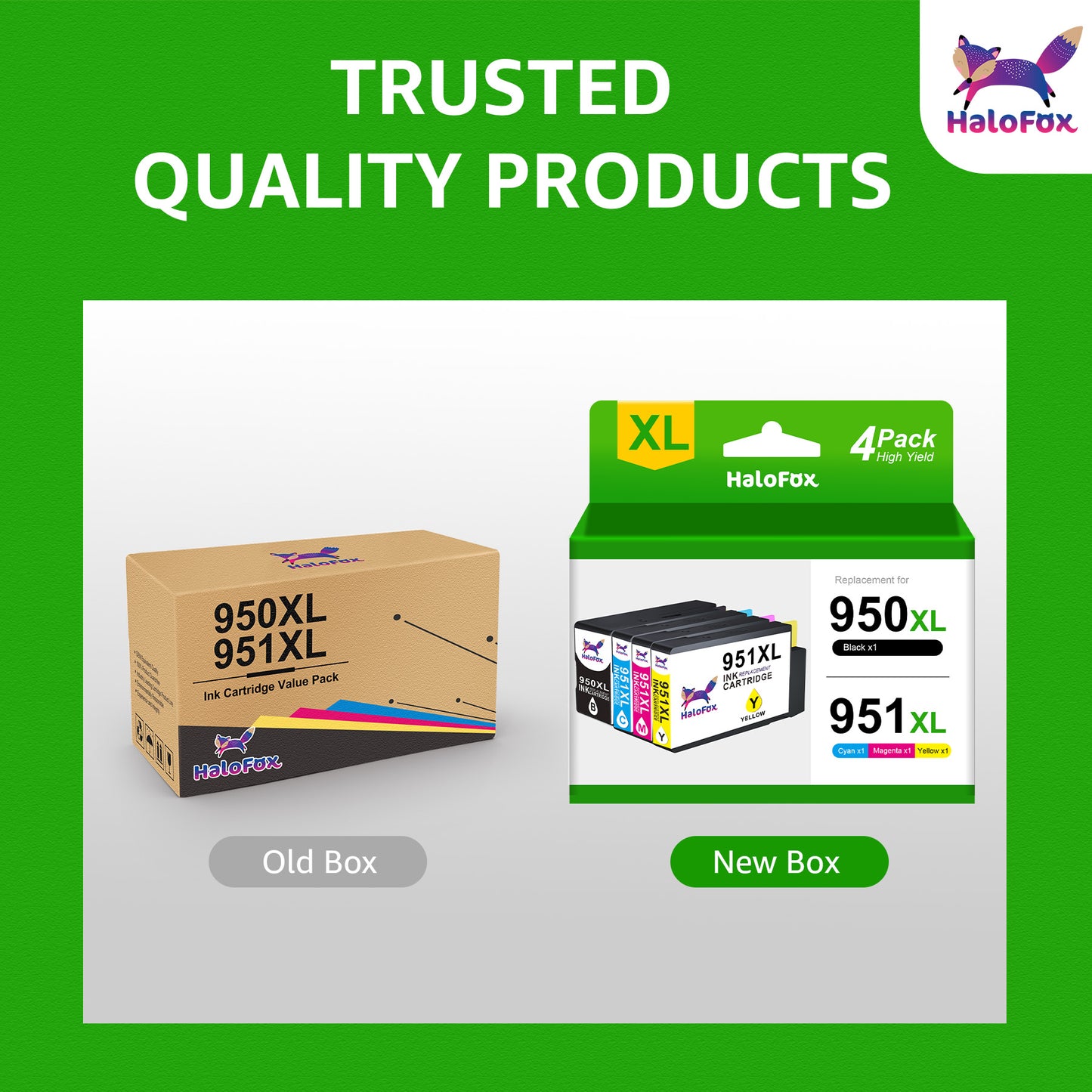 950XL and 951XL Ink Cartridges Compatible for HP 950 and 951 Ink Cartridges OfficeJet Pro 8600 8610 8620
