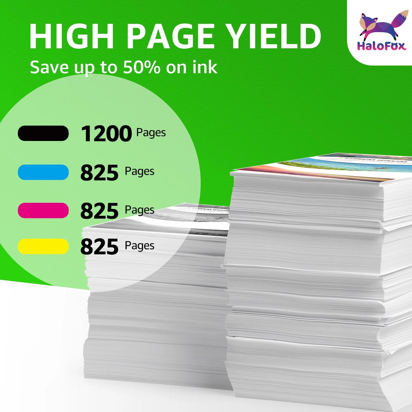 934 935 XL Ink Cartridges Compatible for 934XL HP Ink Cartridges Work with Officejet 6220 6812 6815 6820 Officejet Pro 6230 6830 6835 Printers(4 Pack)