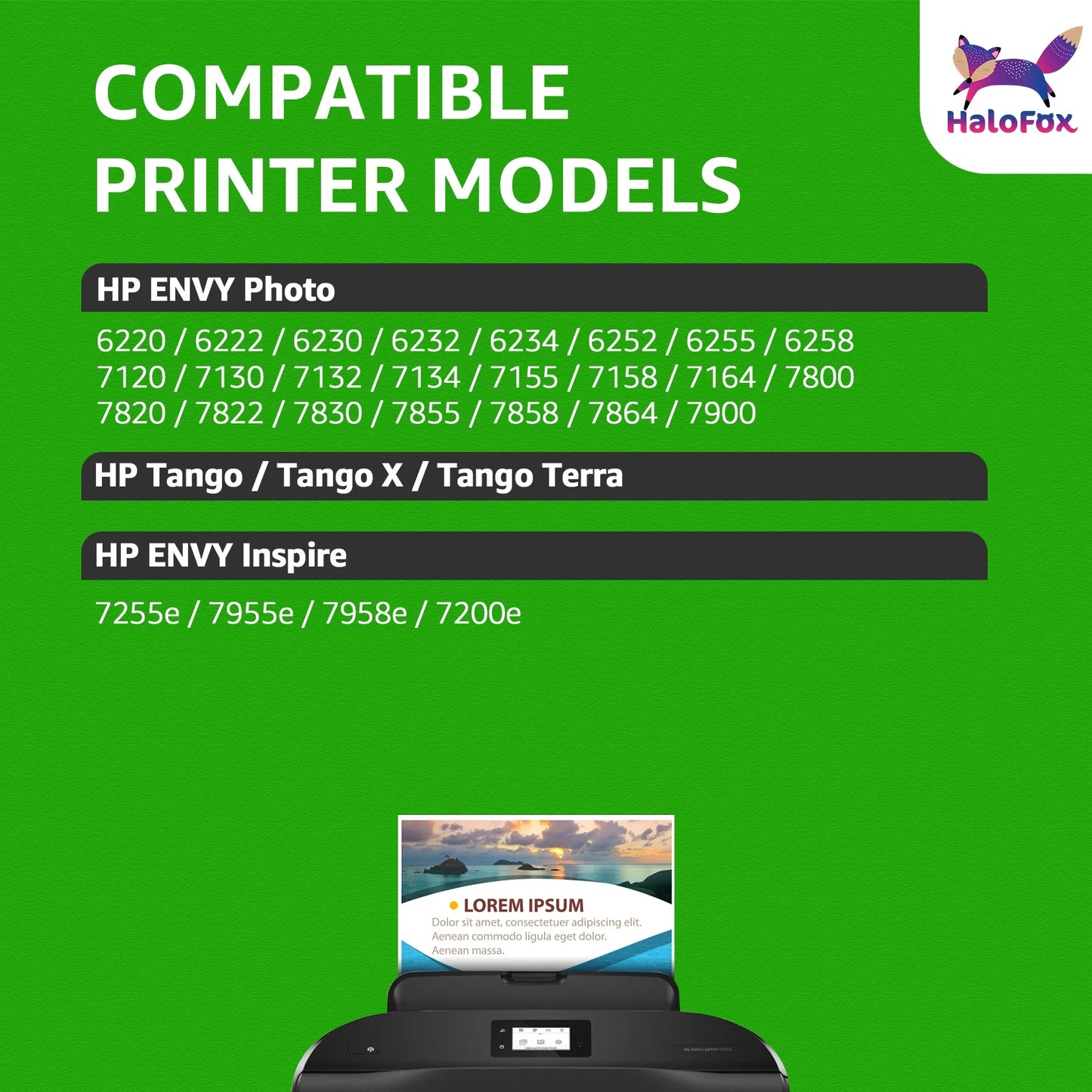 Replacement HP 64xl Ink Cartridge Combo Pack Ink 64 for HP Printer (1 Black/ 1 Tri-Color)