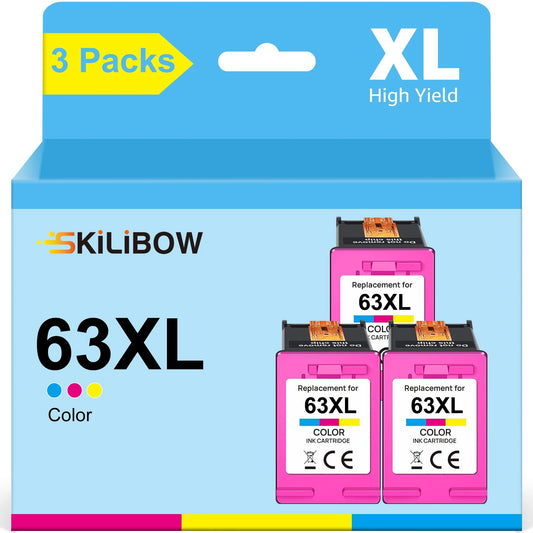 63 Ink Cartridges for HP (Tri-color)