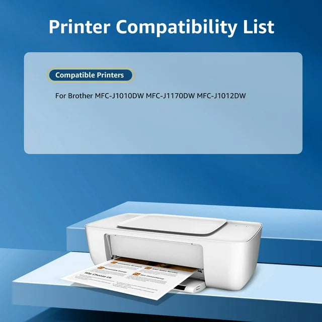 LC 401 LC401 Ink Cartridge LC401 Compatible Ink Cartridge Replacement for Brother LC401 LC 401 LC401XL LC401 XL to use with Brother MFC-J1010DW MFC-J1012DW MFC-J1170DW Printer (BCMY) 4 Pack