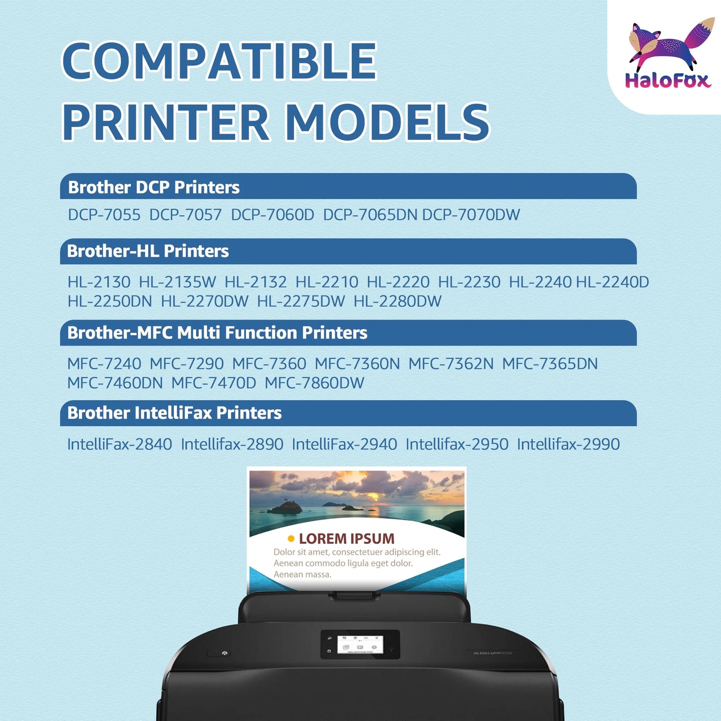 TN450 TN-450 Toner Cartridges Compatible for Brother(2-Pack, Black)