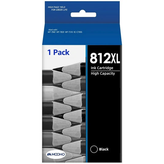 812XL Ink Cartridge for Epson(1 Black)
