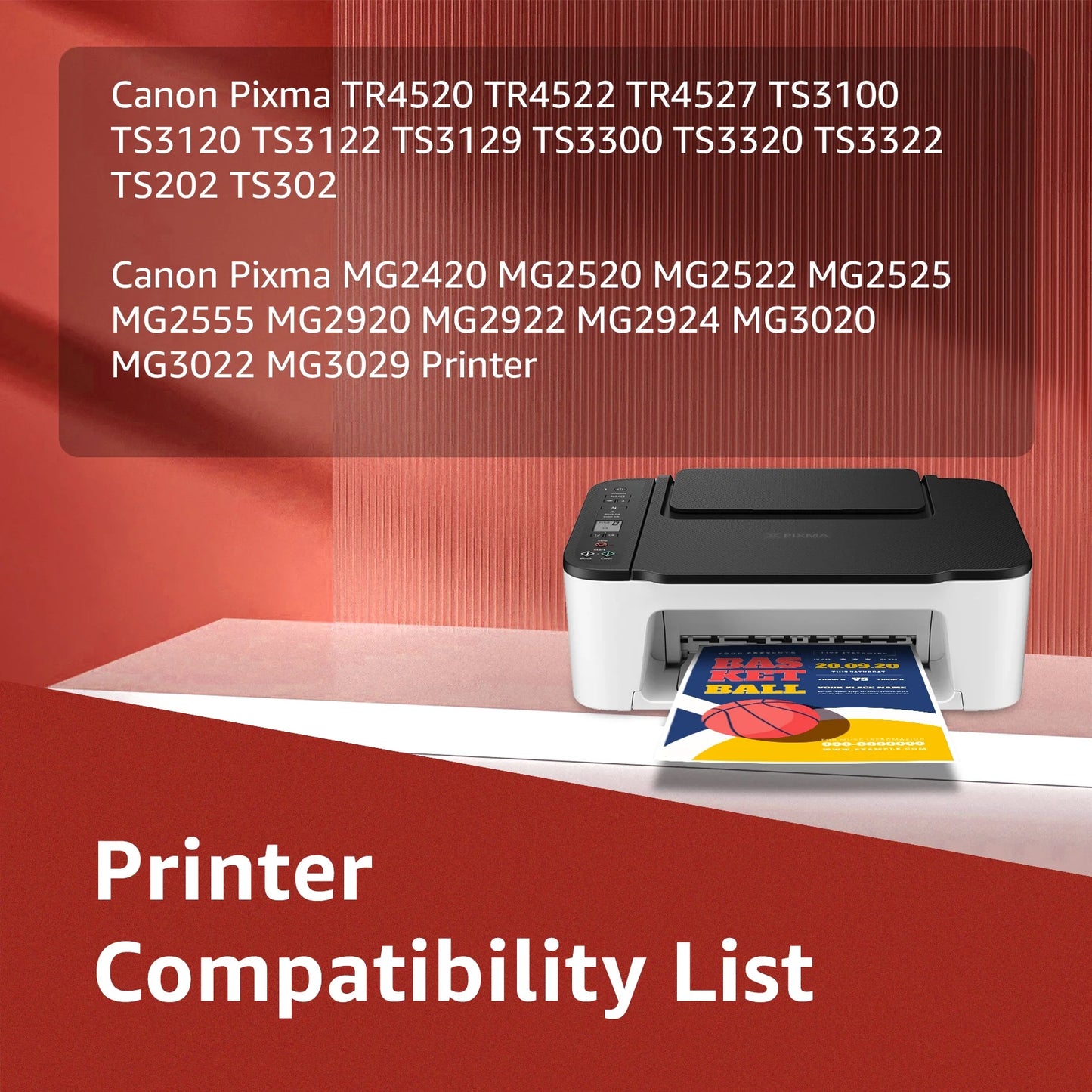 245XL Ink Replacement for Canon 245 PG-245 XL Black Ink Cartridge for Pixma MX492 MX490 MG2520 MG2420 MG2522 MG2922 MG2525 MG3022 TS3120 TS3122 TS3322(2 Black)