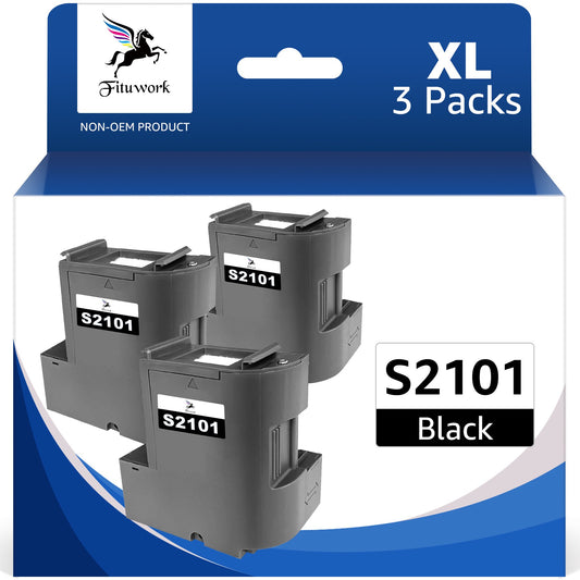 C13S210125 SC23MB S2101 Maintance Box for Epson Surecolor SC-F100 SC-F130 SC-F160 SC-F170 Printers Waste Tank（3 Pack)