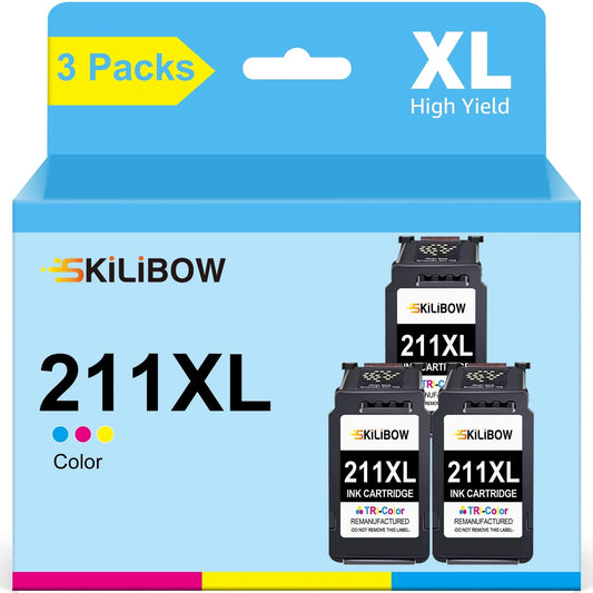 CL-211 211XL Ink Cartridge Compatible with Canon( Tri-Color 3 Pack )