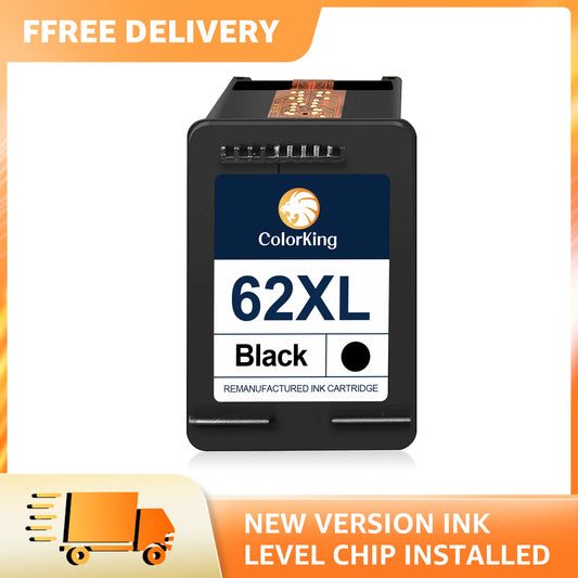 Colorking Printer Ink 62XL Replacement for HP Printer(1 Pack)