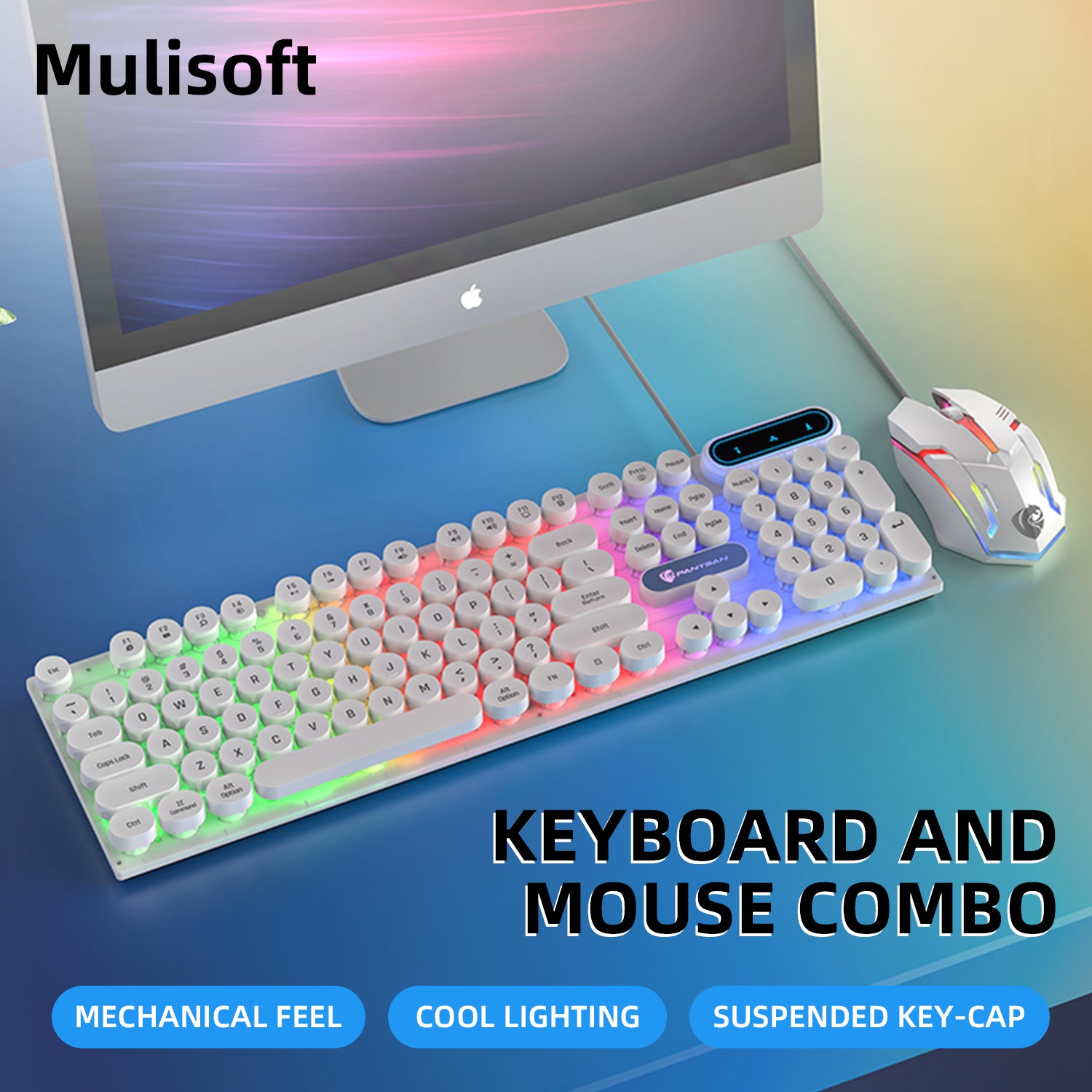Keyboard and Mouse Combo White – Toinktoner