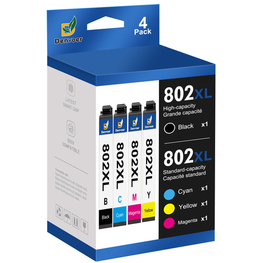 802XL Ink Cartridge for Epson ink 802 XL 802XL to use with Workforce Pro WF-4730 WF-4720 WF-4734 Printer