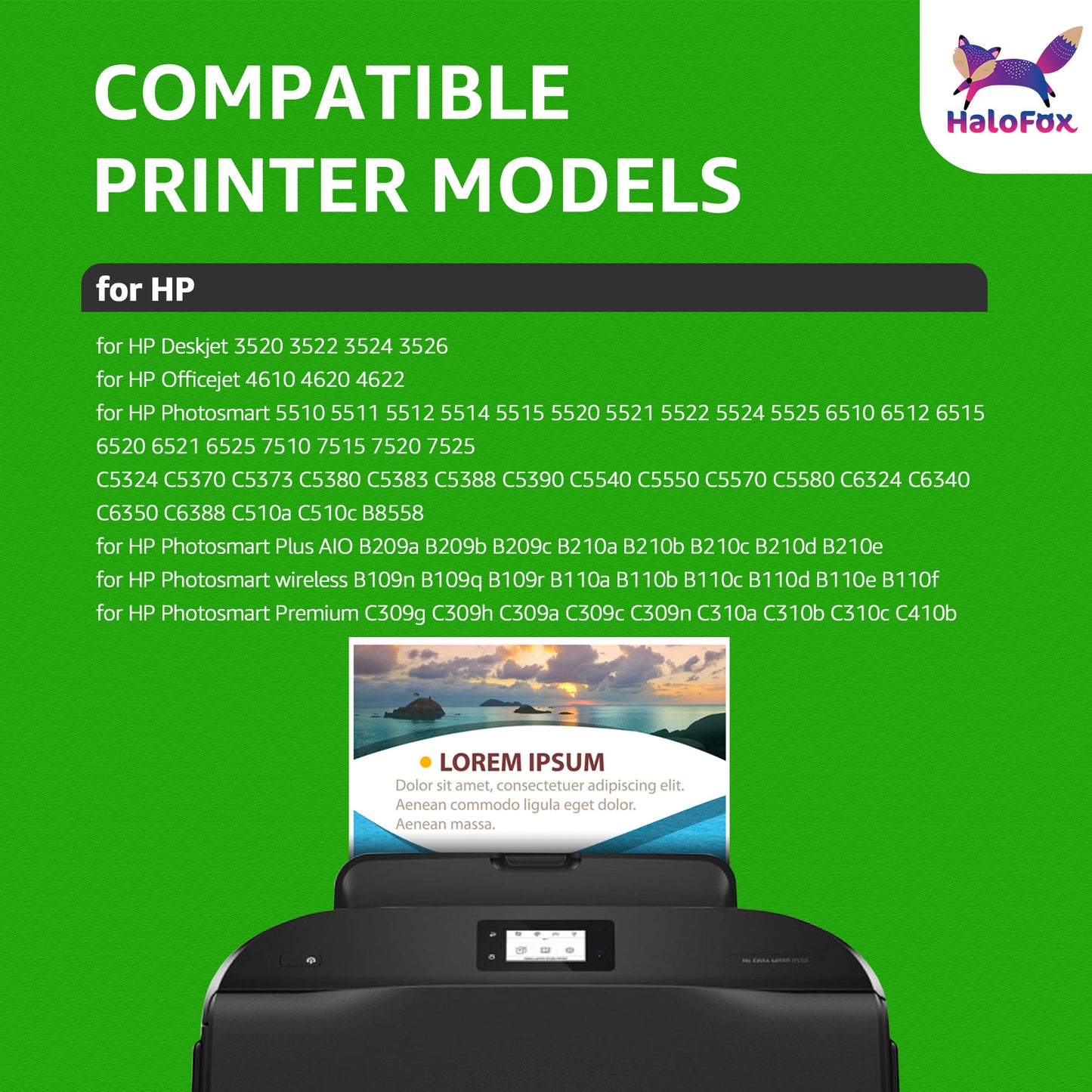 564 Ink Cartridges for Printers DeskJet 3500 OfficeJet 4620 PhotoSmart 5510 5520 6510 6520 7510 7520 B8550 C6300 D5400 D7560 (Black Cyan Magenta Yellow, 4PK)