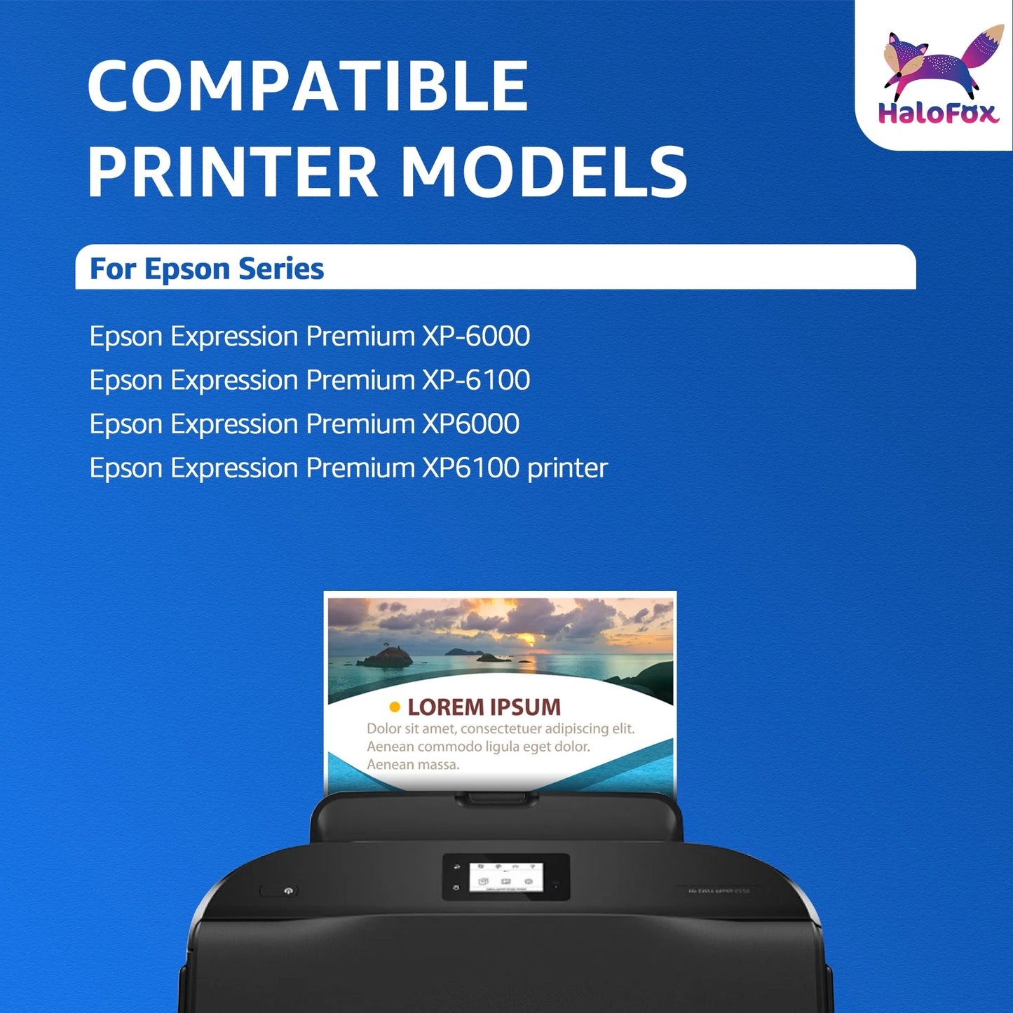 302 Ink Cartridge for Epson 302XL 302 XL T302XL Ink Cartridges for Expression Premium XP-6000 XP-6100 Printer (Black Photo Black Cyan Magenta Yellow, 5-Pack)