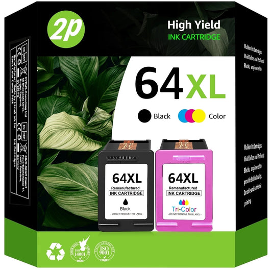 64 Ink Compatible for HP 64xl Ink Cartridge Combo Pack for HP Envy Photo 7855 7858 7900e 7155 6252