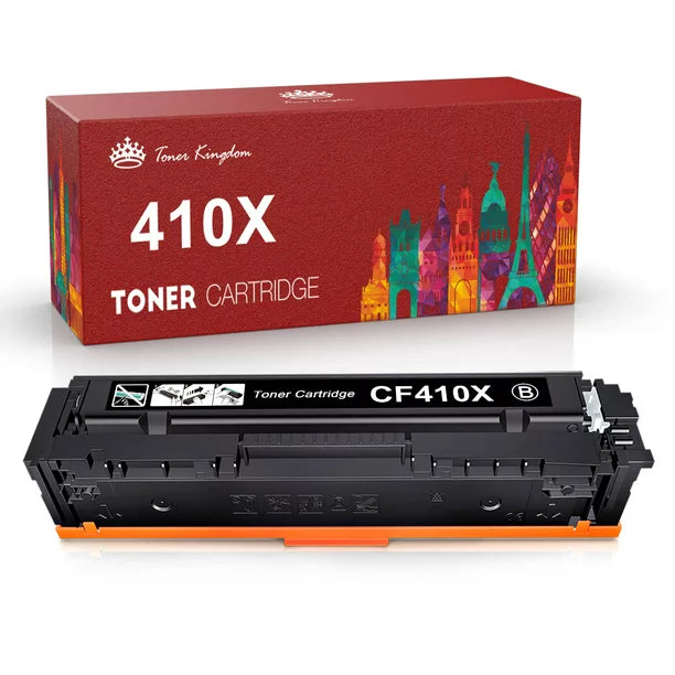 TonerKingdom Compatible 410X 477 Black High-yield Toner Cartridge(1 Black)