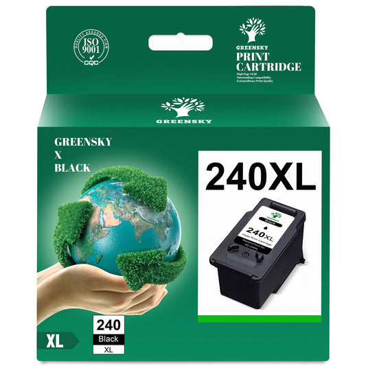 240XL Black Ink Cartridges Replacement for Canon PG 240