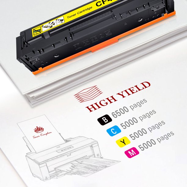 ?¡¾Triple A Page Yield¡¿? 410X 410X Toner Cartriges Replacement for HP(4 Pack BCMY)