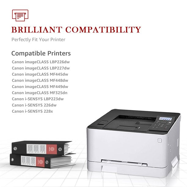 1-pack 057 057H CRG-057 Black Toner Printer for Canon 057 for MF445dw MF448dw MF449dw LBP226dw LBP227dw LBP228dw MF445 Printer