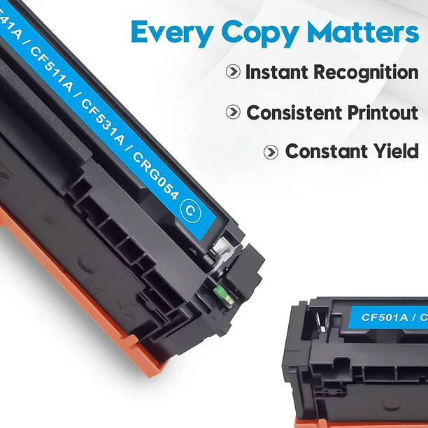 202A 202X Toner Cartridge 5 Pack High Yield Compatible for HP(2 Black Cyan Magenta Yellow)