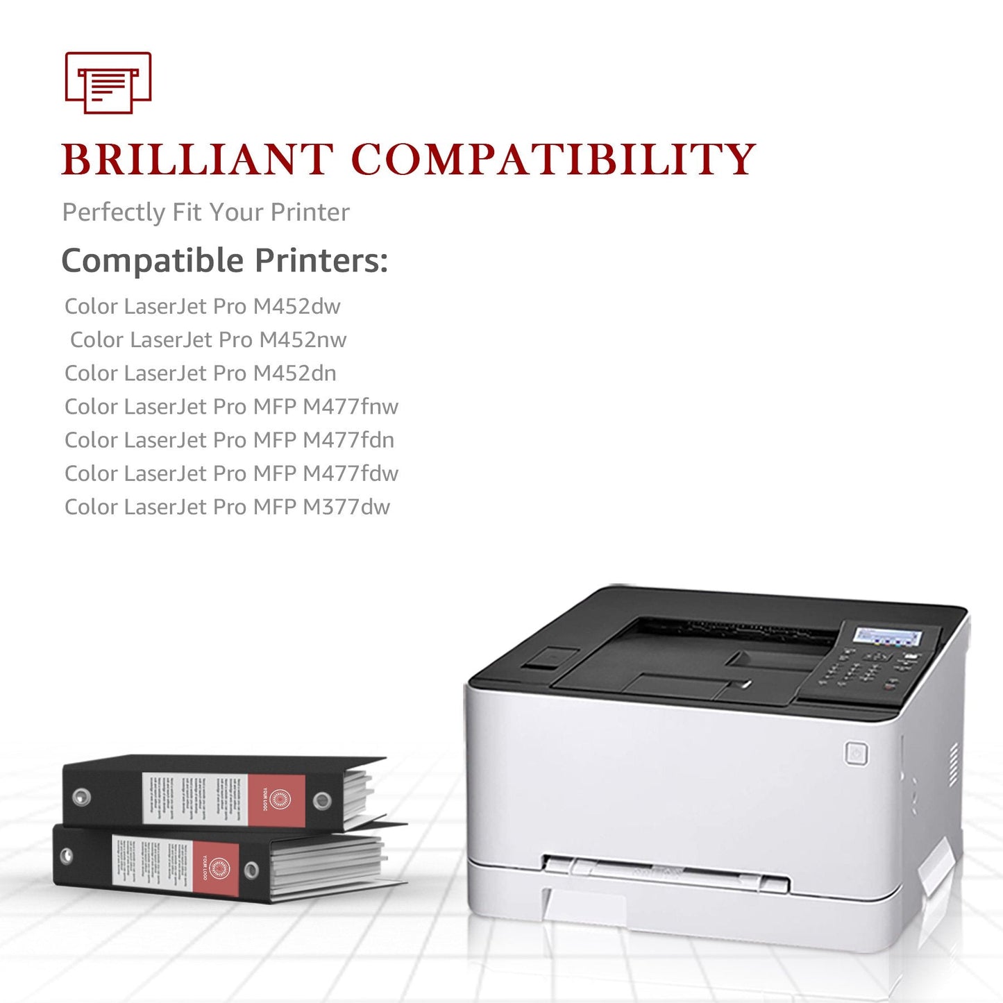 ?¡¾Triple A Page Yield¡¿? 410X 410X Toner Cartriges Replacement for HP(4 Pack BCMY)