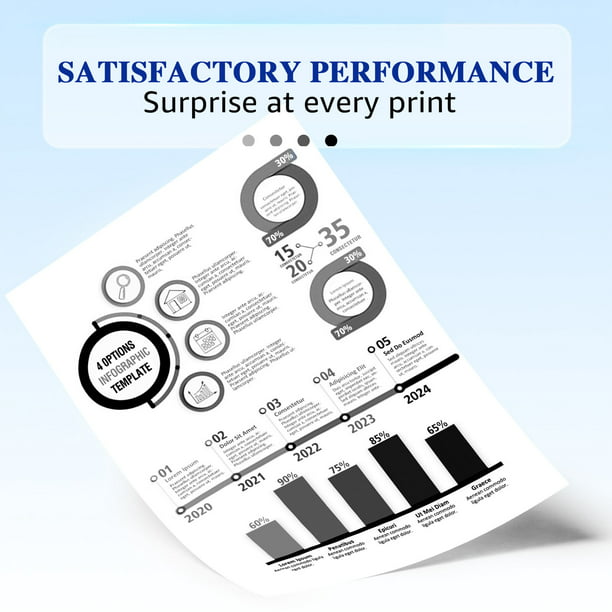 HaloFox Compatible Toner Replacement for Samsung MLT-D111S 111S(Black, 4-Pack)