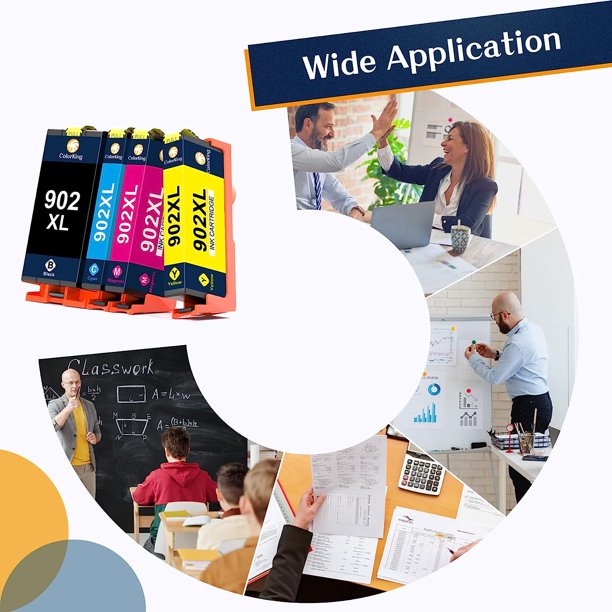 ColorKing 902XL Printer Ink Replacement for HP